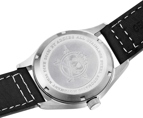 Vista 3 de ADDIESDIVE Reloj piloto para hombre automático de acero NH35A Movimiento Diver 200M esfera luminiscente