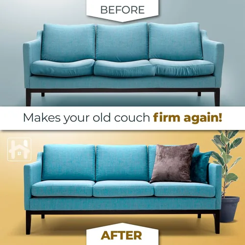 Vista 9 de Golden Home Essentials Soporte de sofá resistente para cojines caídos, tablero de cojín de sofá extra ancho de 21.5 x 72 pulgadas, tablero