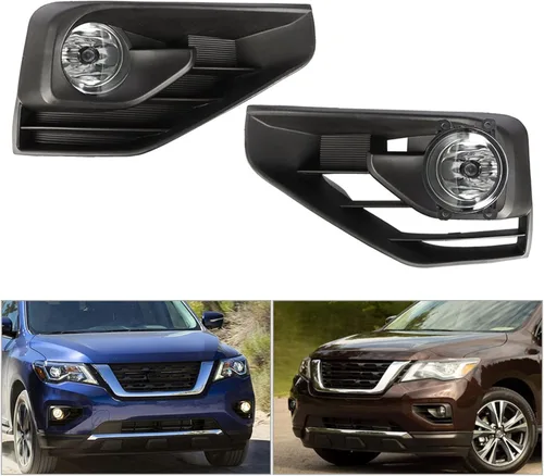 Vista 5 de labwork 1 par de luces antiniebla de repuesto para Nissan Pathfinder 2017-2019, luces antiniebla de conducción con bombillas, cubiertas de luz