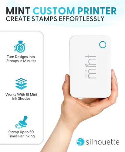 Vista 8 de Kit de sellos y botellas de tinta Silhouette Mint