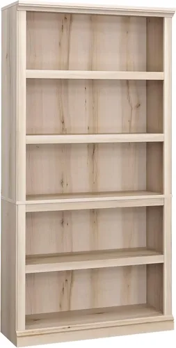 Vista 20 de Estantería de 5 niveles de Sauder, estantería de madera multiusos para oficina en casa, sala de estar, en castaño tiza