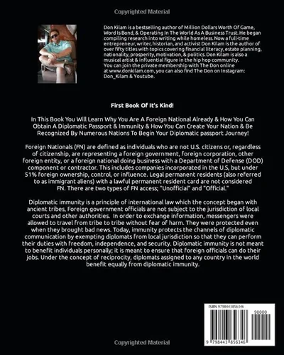 Vista 2 de Can't Touch This Diplomatic Immunity As A Foreign National (Million Dollars Worth Of Game)