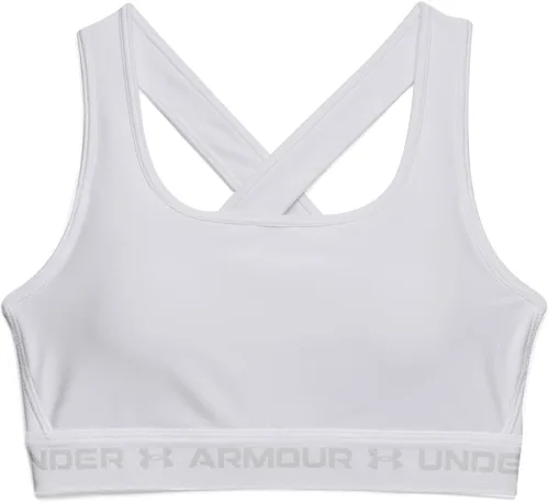 Vista 3 de Under Armour - Sostén deportivo de medio impacto con espalda cruzada para mujer