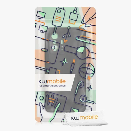 Vista 7 de kwmobile Funda compatible con Xiaomi 11T/11T Pro Case - Funda protectora delgada de silicona TPU para teléfono - Negro