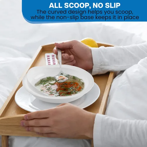 Vista 6 de Providence Spillproof - Platos antideslizantes para adultos discapacitados con movilidad limitada - Paquete de 2