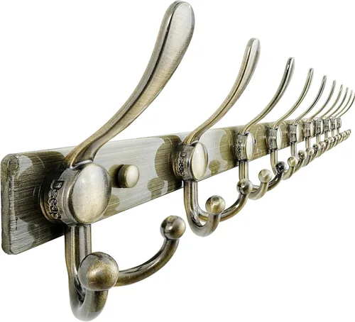 Vista 27 de Dseap Perchero de pared 2.0 Pro: resistente 300% más grueso, montaje en perno de 16 pulgadas, ganchos de pared de acero inoxidable para ropa