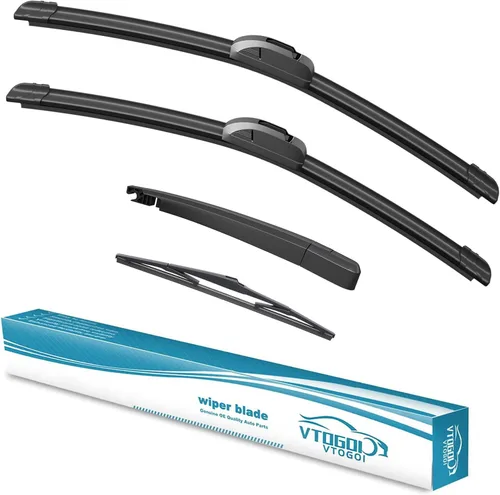 Vista 13 de VTOGOI Limpiaparabrisas trasero de repuesto original de fábrica para Mini Cooper R50 R53 2001-2006, Mini Cooper R56 2006-2012, fácil de instalar, 10