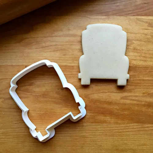 Vista 3 de Sweet Prints Inc Set of 2 School Bus Front Cookie Cutter - Dishwasher Safe (X-Small - 2")