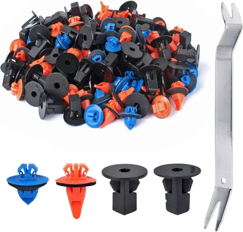 120 piezas de clips para guardabarros Xislet, remaches de retención para forro de parachoques 90189-06065 compatibles con Toyota 4Runner Tacoma RAV4