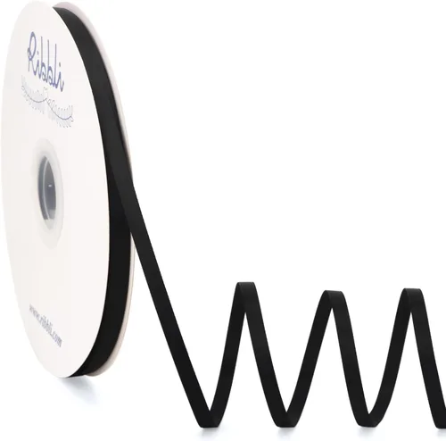 Vista 36 de Ribbli - Cinta de satén negra de doble cara, 1/2 pulgada x 100 yardas - Cinta negra para envoltorios de regalos, manualidades, decoración de bodas