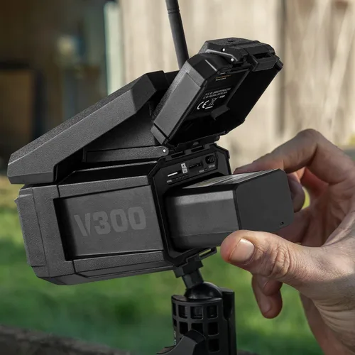 Vista 7 de Vosker Batería de litio extra recargable para cámaras de seguridad móviles V300 y VKX, batería de litio de larga duración, carga rápida de 14 000