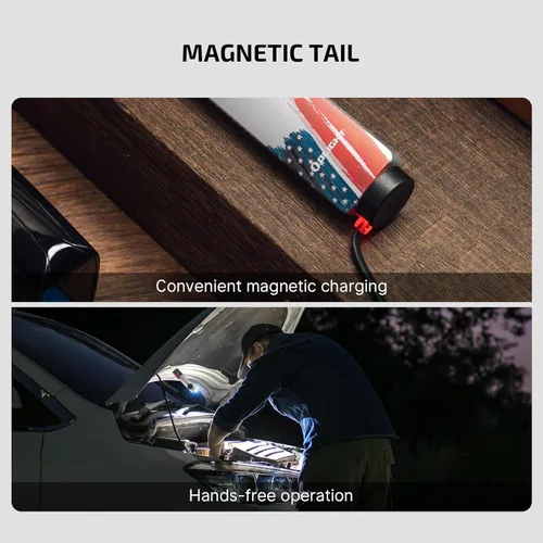 Vista 5 de OLIGHT Arkfeld Pro - Linterna plana recargable EDC con haz verde, combo UV y LED blanco, 1300 lúmenes, luces de bolsillo portátiles, triple fuente