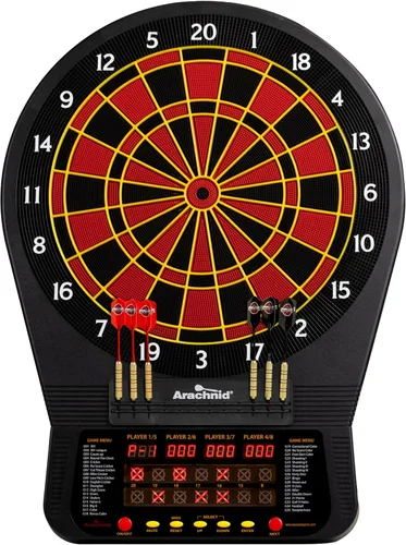 Vista 11 de Arachnid Cricket Pro Tournament-Quality Dartboard with 35 Games and 318 Variations (6 Cricket Games)