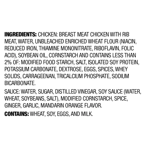 Vista 8 de Amazon Brand, Aplenty - Pollo con naranja mandarina, 22 onzas (congelado)