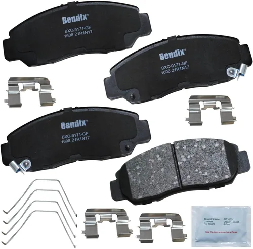 Vista 44 de Bendix Pastillas de freno delanteras de cerámica Priority1 CFC465AK2 para Acura EL 2005-1997, Honda Civic 2011-1996, Insight 2014-2010