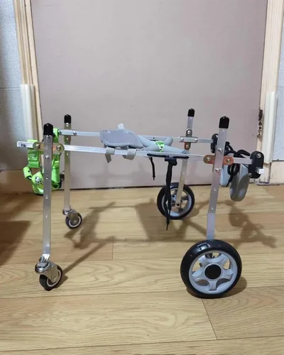 Adjustable Dog Wheelchair for Back Legs - Mobility Cart for Injured Pets, Supportive Walker for Small Dogs (Size 2X-Small) - Enhance Mobility &