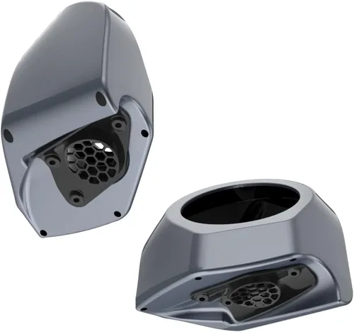 Vista 363 de Advanblack Alpine Green Tour Pack - Paquete de altavoces de 6.5 pulgadas, carcasa de audio trasera, color a juego, ajuste Harley King Tour Pack