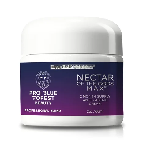 Nuestra mejor crema antiarrugas antienvejecimiento - Nectar Of The Gods Max - Suministro de 2 meses - Suero reactivo antienvejecimiento para mujeres