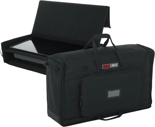 Vista 22 de Bolsa de transporte doble acolchada de nailon Gator Cases para transportar (2) pantallas LCD, monitores y televisores de entre 19" - 24