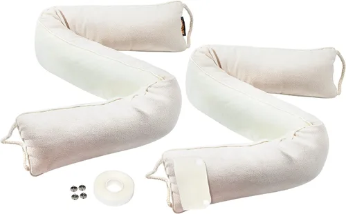 Vista 15 de MAGZO - Tapón de ruido para puerta; bloqueador de corrientes de aire, reductor de ruido, tapón de aire resistente para la parte inferior