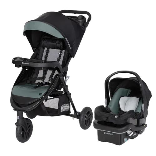 Vista 3 de Sistema de viaje Baby Trend Passport Cargo (con asiento de auto para bebé EZ-Lift™ Plus), Bambú Negro
