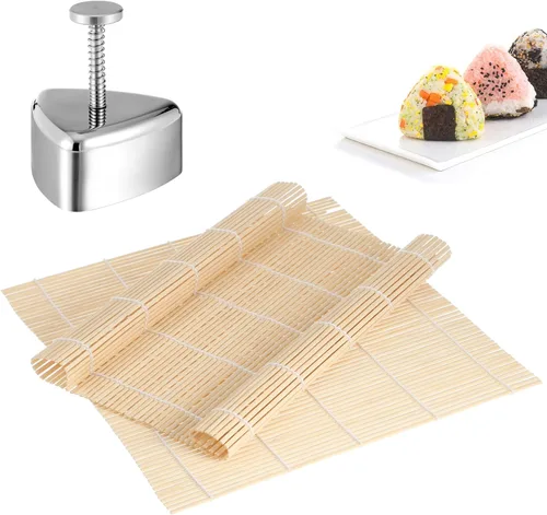 UPKOCH 1 Unidades Práctico Onigiri Arroz Sushi Maker Sushi Rolling Mats Home Bento Picnic Lunch