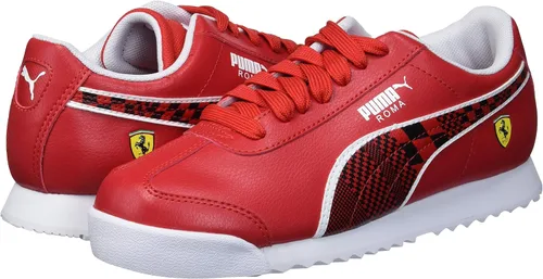Vista 7 de PUMA Tenis unisex Ferrari Roma para niños, Rojo, 3.5 Little Kid