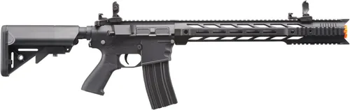 Vista 3 de Lancer Tactical Gen Il SPR Interceptor M4 Airsoft - Eléctrico completo/semiautomático, bolsa de 1000 balas BBS de 0.20g, batería y cargador