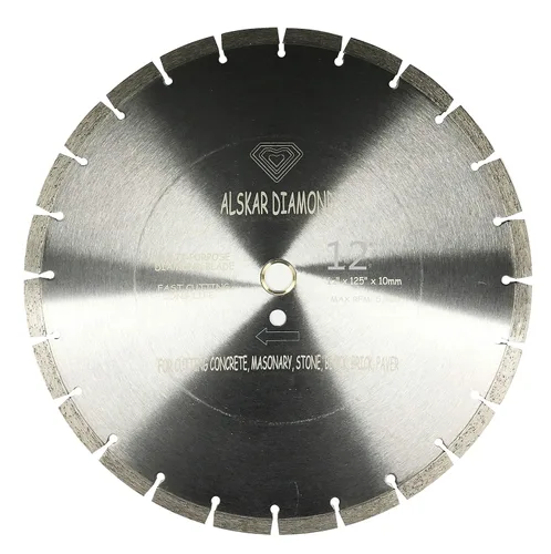 Vista 14 de Paquete de 2 ALSKAR DIAMOND USA ADLSS 4-1/2 pulgadas de corte seco o húmedo, cuchillas segmentadas de diamante de uso general para sierra