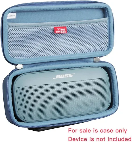 Vista 2 de Hermitshell Estuche rígido de viaje para Bose SoundLink Flex 2ª generación/Bose SoundLink Flex Bluetooth Altavoz portátil (azul)