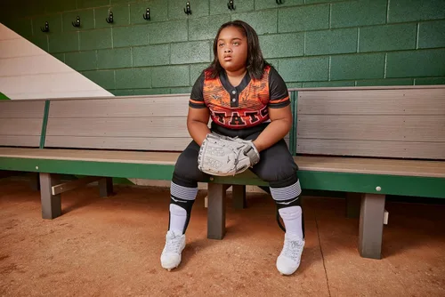 Vista 6 de Mizuno Pantalón de sóftbol Fastpitch con cinturón para niña