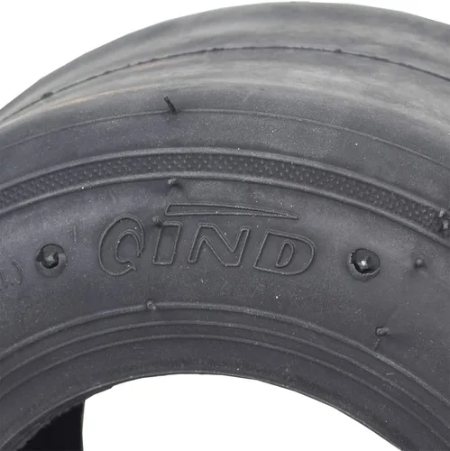 Vista 5 de Neumático Slick sin cámara 10x4.50-5 para triciclos de deriva y karts (Qind)