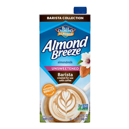 Vista 5 de Almond Breeze - Leche de almendra sin lácteos, chocolate, 32 onzas líquidas (paquete de 12)