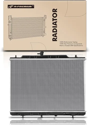 Vista 8 de A-Premium Conjunto de radiador de refrigerante del motor compatible con Nissan Rogue 2008-2013, Rogue Select 2014-2015, X-Trail 2013, L4 2.5L