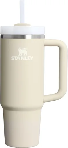 Vista 240 de Stanley Quencher H2.0 - Vaso de 14 onzas con pajilla y tapa giratoria de 3 posiciones, compatible con portavasos para viajes, vaso aislado de acero