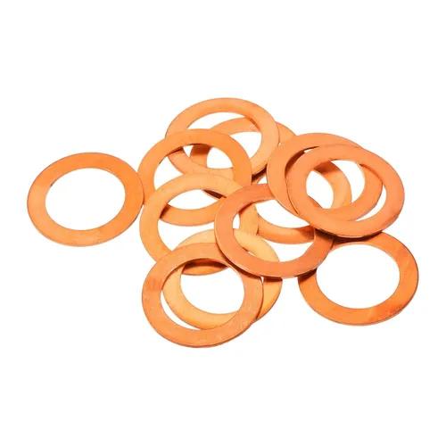 Vista 29 de MECCANIXITY 12 piezas de arandelas planas de cobre, arandelas de cobre planas métricas de sellado de 12x17x1.5mm mejoradas para conexiones