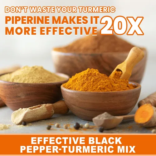 Vista 6 de Cápsulas blandas de curcumina de cúrcuma 5 en 1, 2000 mg con extracto de semilla de cardo mariano y pimienta negra, raíz de jengibre, soporte