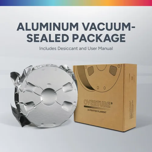 Vista 105 de Overture Petg - Filamento de 0.07 pulgadas con superficie de construcción 3D 7.87 x 7.87 pulgadas, consumibles para impresora 3D, carrete de 2.2