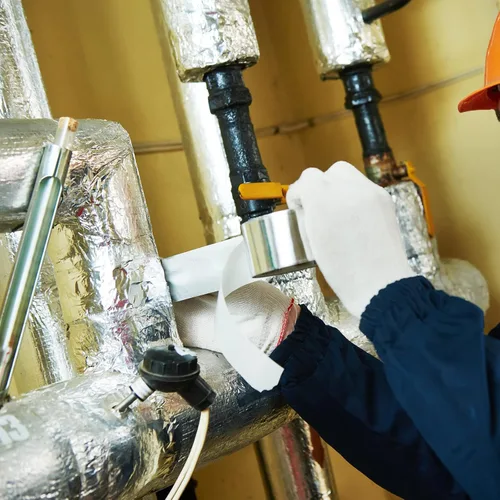 Vista 6 de MECCANIXITY Cinta de papel de aluminio, cinta de aluminio de 0.59 pulgadas x 65 pies (3.5 mil), cinta HVAC de alta temperatura, cinta de aluminio