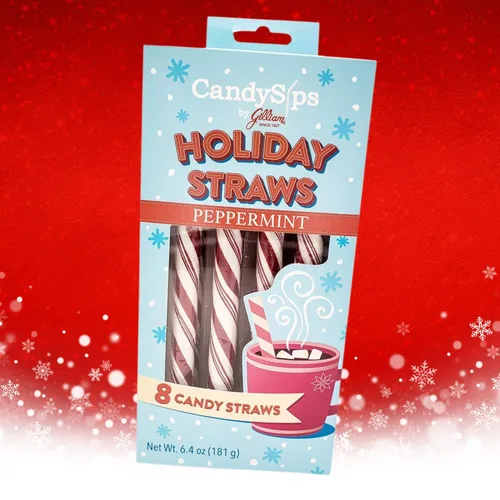 Vista 3 de Pajitas de bastón de caramelo de menta con cucharas de chocolate con leche belga, suministros de barra de cacao caliente, golosinas de relleno