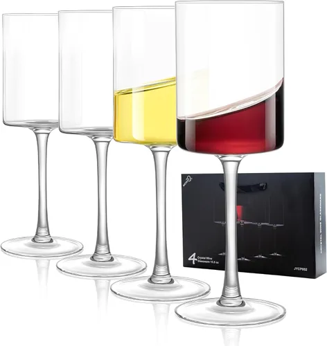 Vista 8 de MICHELY Beer Glasses Set of 4,Quality Glass Mugs with Elegant Design for Various Occasions