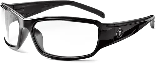 Vista 11 de Ergodyne Skullerz Thor - Gafas de sol de seguridad, montura negra, lente de espejo azul