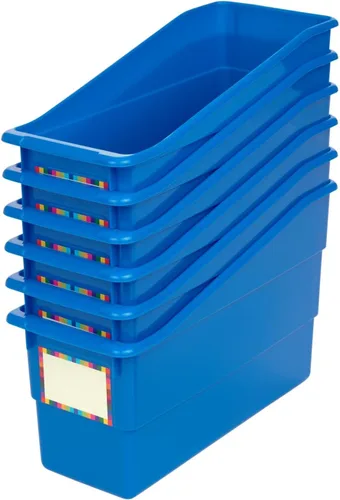 Vista 16 de Really Good Stuff Soportes duraderos para libros y carpetas, paquete de 6, color negro