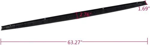 Vista 3 de G-PLUS Cubierta protectora de moldeo de tapa de puerta trasera compatible con alerón Toyota Tundra 2007-2013 con retenedores 63.27 pulgadas