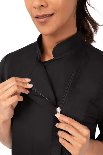Vista 5 de Chef Works Abrigo de chef Springfield para mujer