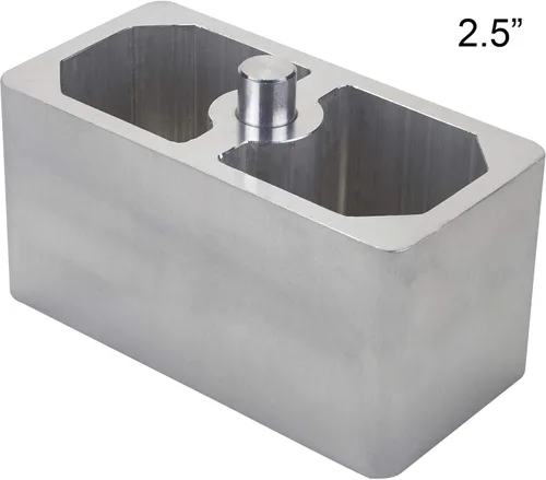 Vista 7 de Bloque de bajada de resorte de hoja de aluminio de 1 pulgada – Universal, versátil para ajuste de altura de manejo, 2.5 pulgadas de ancho x 5