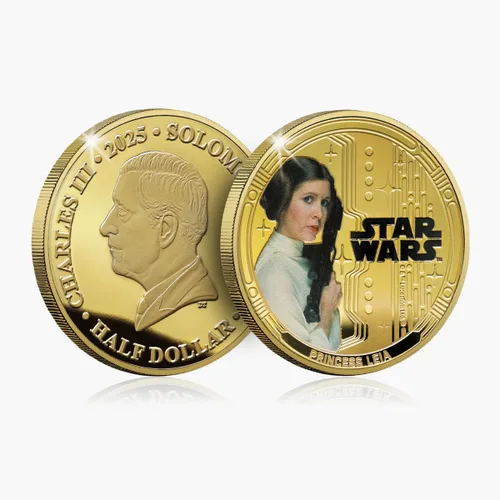 Vista 3 de FANTASY CLUB Colección oficial de monedas de la trilogía original de Star Wars Juego premium de 6 monedas Edición limitada certificada