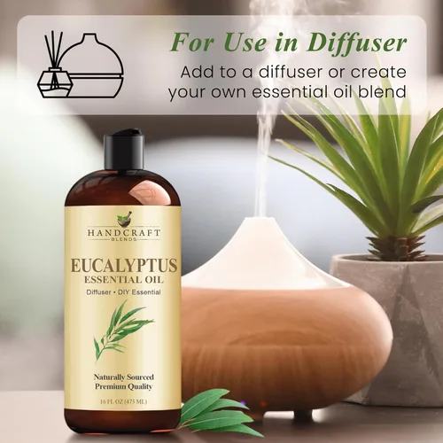 Vista 4 de Handcraft Blends Aceite esencial de eucalipto, enorme de 16 onzas líquidas, para hacer velas, hacer jabón, difusores y aromaterapia