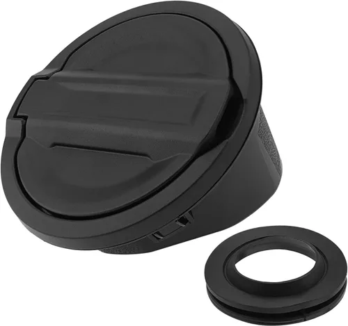 Puerta de llenado de combustible de aluminio con bloqueo, cubierta de tapa de tanque de gas compatible con Jeep Wrangler 2018-2023 JL & Unlimited