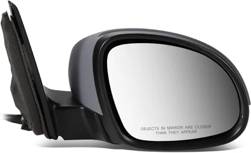 Vista 10 de DNA Motoring OEM-MR-VW1320122 - Espejo retrovisor calefactado con ajuste de potencia lateral izquierdo gris con señal de giro compatible con Jetta